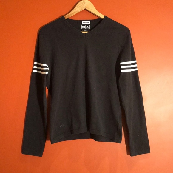 adidas Sweaters - 90’s Adidas VNeck Sweater Black